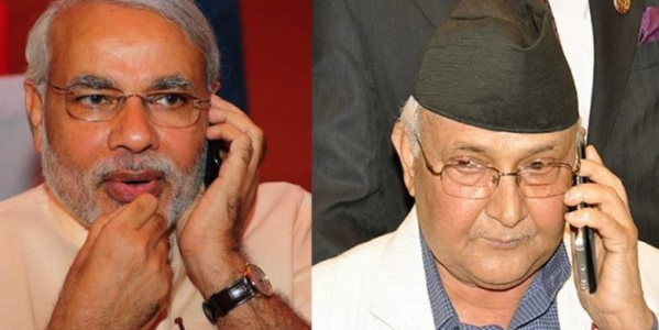 Oli, Modi exchange New Year greetings