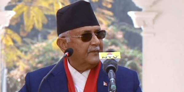 No violence of any type exists in country now: Prime Minister Oli